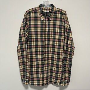 Engineered Garments Multicolor Plaid Button Up Long Sleeve Shirt XL